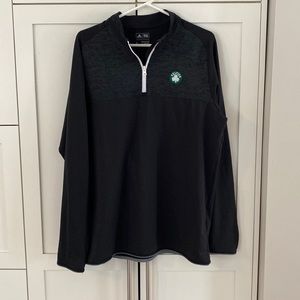 adidas NBA Golf Quarter Zip Sweater - Boston Celtics